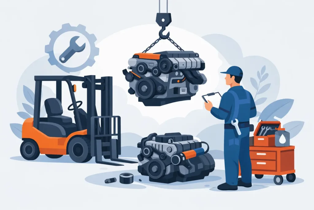 Forklift Engine Replacement Guide