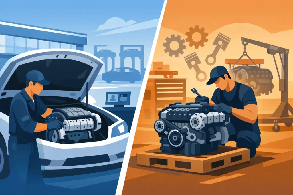 Dealer Engine Replacement Versus Remanufactured Engines