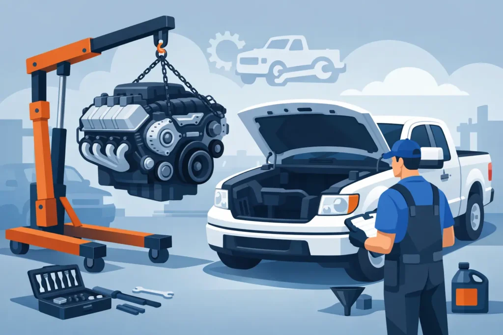 Ford 5.4 Engine Replacement Example for Truck Owners