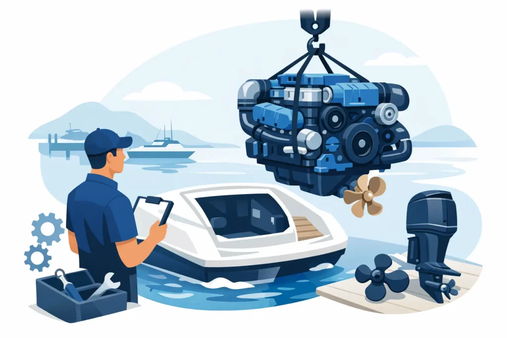 Marine Engine Replacement Guide for Proper Fitment