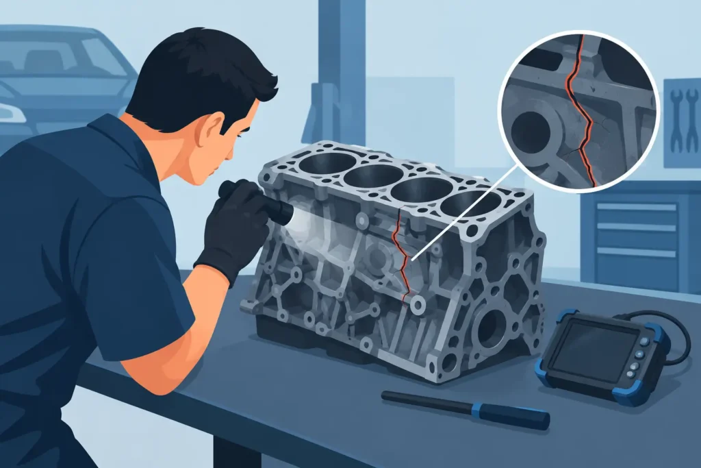 How to Diagnose a Cracked Engine Block Fast